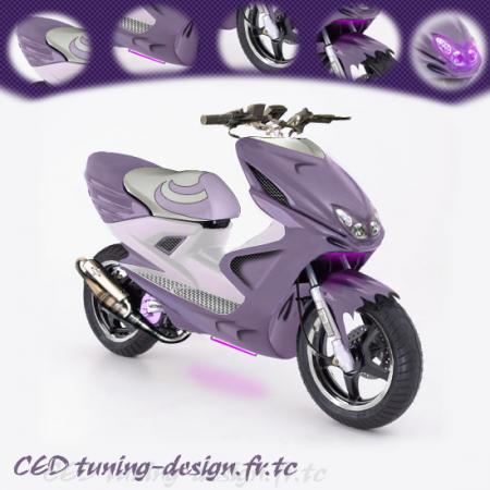 Scooter MBK 100 Nitro : le sportif